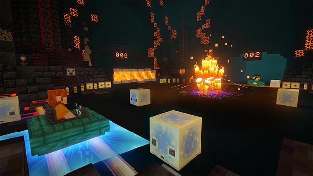 Screenshot of the Minecraft Bedrock Marketplace product Chaos Cubed: Pixel Party created by Hog5kull.