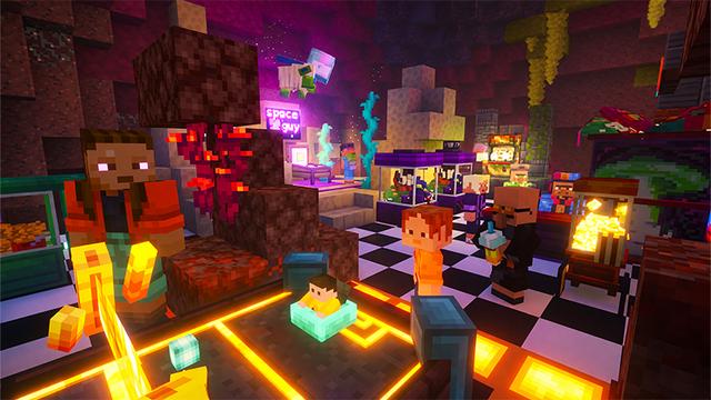 Screenshot of the Minecraft Bedrock Marketplace product Chaos Cubed: Pixel Party created by Hog5kull.