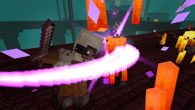 Screenshot of the Minecraft Bedrock Marketplace product Epic Kill Animations created by Hog5kull.
