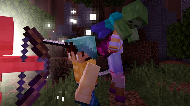 Screenshot of the Minecraft Bedrock Marketplace product Epic Kill Animations created by Hog5kull.