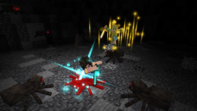 Screenshot of the Minecraft Bedrock Marketplace product Epic Kill Animations created by Hog5kull.