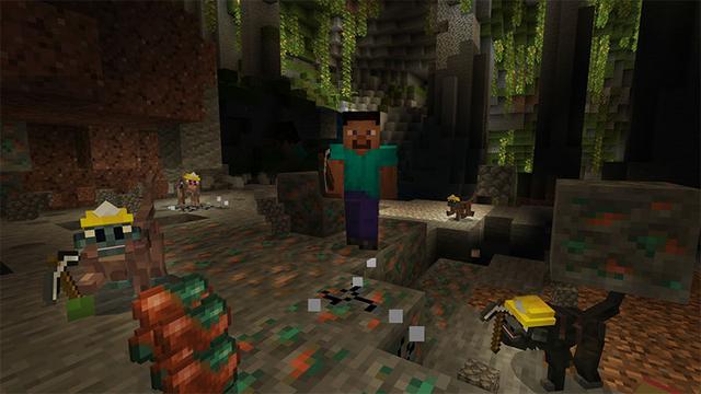 Screenshot of the Minecraft Bedrock Marketplace product Monkeys! Add-On created by Hog5kull.