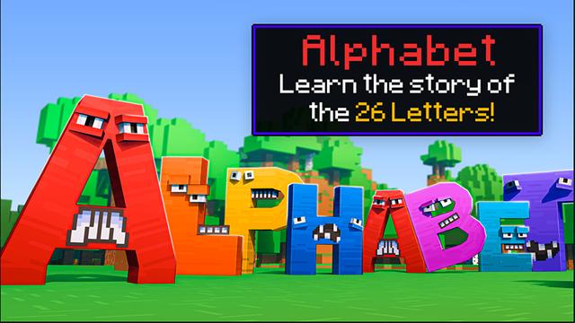Thumbnail of the Minecraft Bedrock Marketplace product Alphabet created by Honeyfrost.