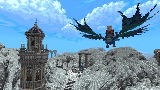 Screenshot of the Minecraft Bedrock Marketplace product Biome Expansion created by Honeyfrost.