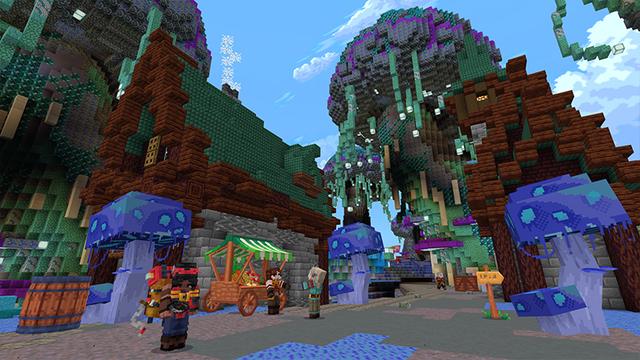 Screenshot of the Minecraft Bedrock Marketplace product Biome Expansion created by Honeyfrost.
