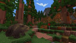 Screenshot of the Minecraft Bedrock Marketplace product California Mashup created by Honeyfrost.