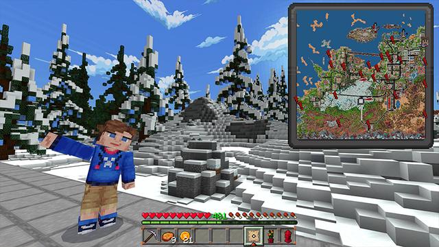 Screenshot of the Minecraft Bedrock Marketplace product California Mashup created by Honeyfrost.