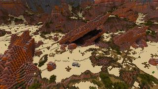 Screenshot of the Minecraft Bedrock Marketplace product California Mashup created by Honeyfrost.