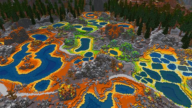 Screenshot of the Minecraft Bedrock Marketplace product California Mashup created by Honeyfrost.