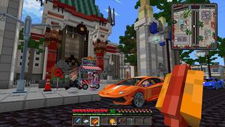 Screenshot of the Minecraft Bedrock Marketplace product California Mashup created by Honeyfrost.