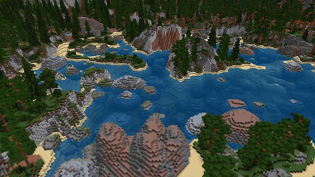 Screenshot of the Minecraft Bedrock Marketplace product California Mashup created by Honeyfrost.