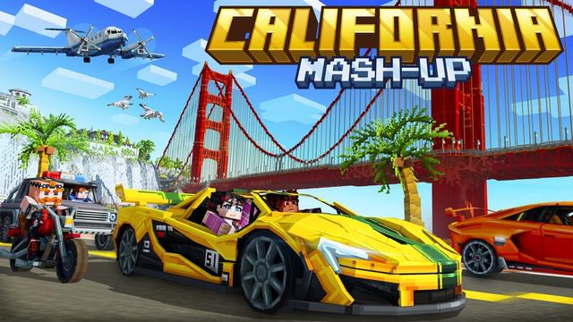 Thumbnail of the Minecraft Bedrock Marketplace product California Mashup created by Honeyfrost.
