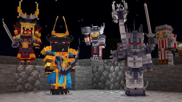 Screenshot of the Minecraft Bedrock Marketplace product Legendary Weapons created by Honeyfrost.