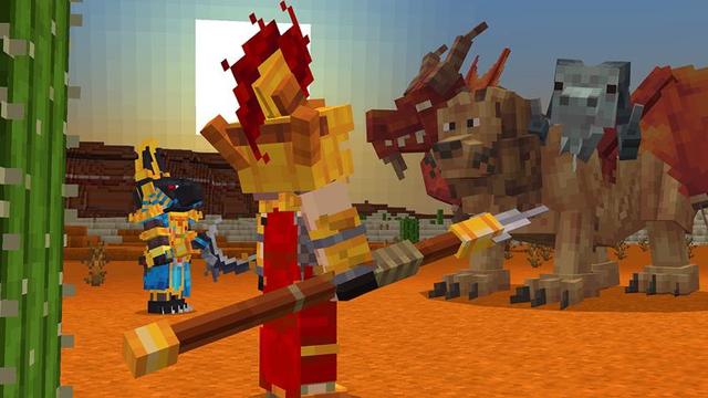 Screenshot of the Minecraft Bedrock Marketplace product Legendary Weapons created by Honeyfrost.