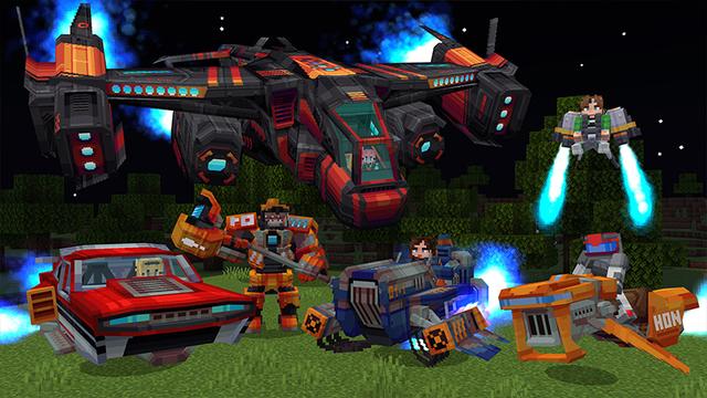 Screenshot of the Minecraft Bedrock Marketplace product MULTIPACK SCI-FI created by Honeyfrost.