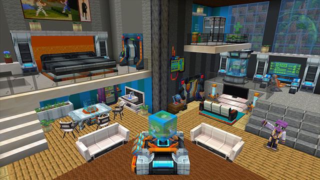 Screenshot of the Minecraft Bedrock Marketplace product MULTIPACK SCI-FI created by Honeyfrost.