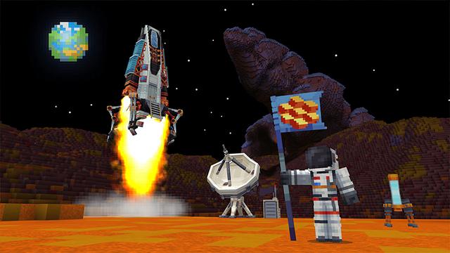 Screenshot of the Minecraft Bedrock Marketplace product MULTIPACK SCI-FI created by Honeyfrost.