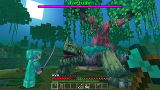 Screenshot of the Minecraft Bedrock Marketplace product Mythic Mobs created by Honeyfrost.