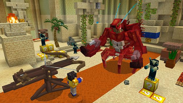 Screenshot of the Minecraft Bedrock Marketplace product One Block [?] created by Honeyfrost.