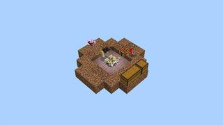 Screenshot of the Minecraft Bedrock Marketplace product ONE BLOCK++ created by Honeyfrost.