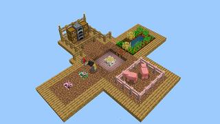 Screenshot of the Minecraft Bedrock Marketplace product ONE BLOCK++ created by Honeyfrost.
