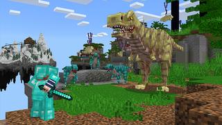 Screenshot of the Minecraft Bedrock Marketplace product ONE BLOCK++ created by Honeyfrost.