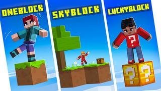 Thumbnail of the Minecraft Bedrock Marketplace product One Block+ created by Honeyfrost.