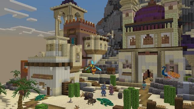 Screenshot of the Minecraft Bedrock Marketplace product One Block Sky Block [?] created by Honeyfrost.