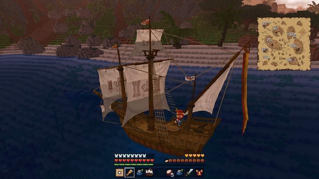 Screenshot of the Minecraft Bedrock Marketplace product Pirate Mashup created by Honeyfrost.