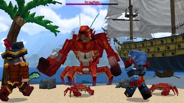 Screenshot of the Minecraft Bedrock Marketplace product Pirate Mashup created by Honeyfrost.