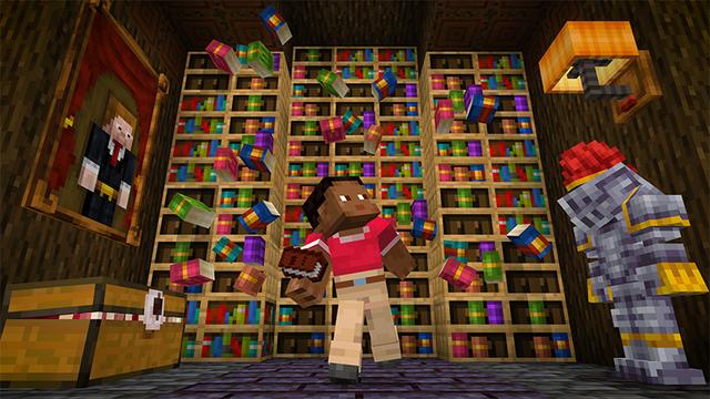 Screenshot of the Minecraft Bedrock Marketplace product Scary Furniture created by Honeyfrost.