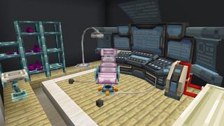 Screenshot of the Minecraft Bedrock Marketplace product Secret Waterfall Base created by Honeyfrost.