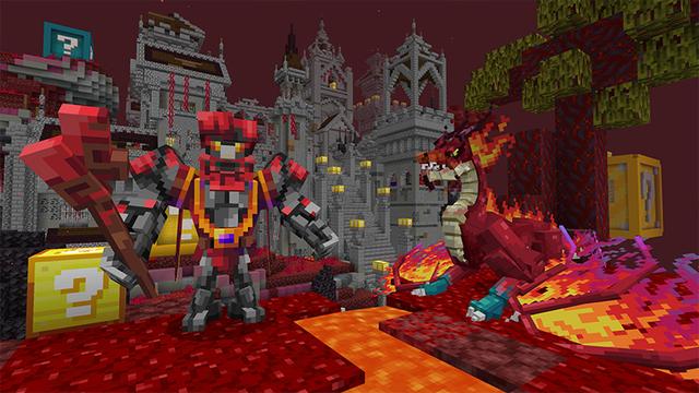 Screenshot of the Minecraft Bedrock Marketplace product Skyblock [?] created by Honeyfrost.