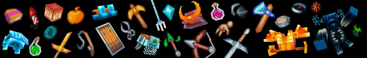 Panorama of the Minecraft Bedrock Marketplace product The Ultimate PvP Texture Pack created by Honeyfrost.