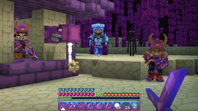 Screenshot of the Minecraft Bedrock Marketplace product The Ultimate PvP Texture Pack created by Honeyfrost.