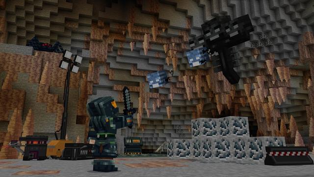 Screenshot of the Minecraft Bedrock Marketplace product Titanium Ore created by Honeyfrost.