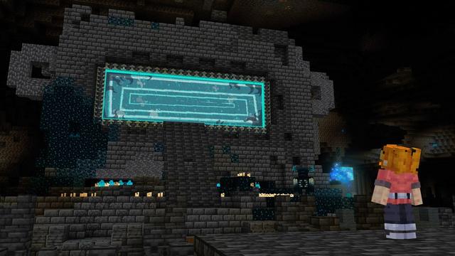 Screenshot of the Minecraft Bedrock Marketplace product WARDEN DIMENSION created by Honeyfrost.