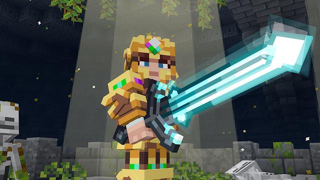 Screenshot of the Minecraft Bedrock Marketplace product WEAPONS UPDATE created by Honeyfrost.