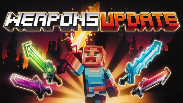 Thumbnail of the Minecraft Bedrock Marketplace product WEAPONS UPDATE created by Honeyfrost.