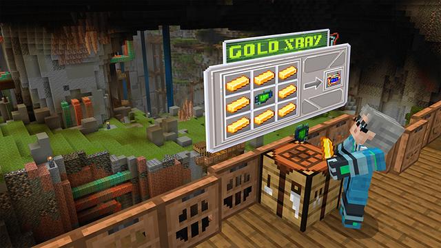 Screenshot of the Minecraft Bedrock Marketplace product X-ray created by Honeyfrost.