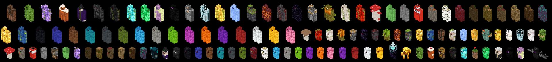 Panorama of the Minecraft Bedrock Marketplace product 100+ GOLEMS created by HorizonBlocks.