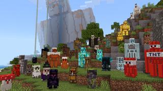Screenshot of the Minecraft Bedrock Marketplace product 100+ GOLEMS created by HorizonBlocks.