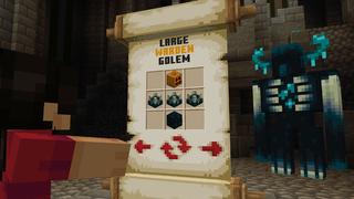 Screenshot of the Minecraft Bedrock Marketplace product 100+ GOLEMS created by HorizonBlocks.