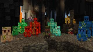 Screenshot of the Minecraft Bedrock Marketplace product 100+ GOLEMS created by HorizonBlocks.