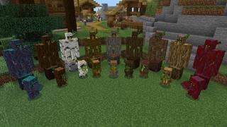 Screenshot of the Minecraft Bedrock Marketplace product 100+ GOLEMS created by HorizonBlocks.