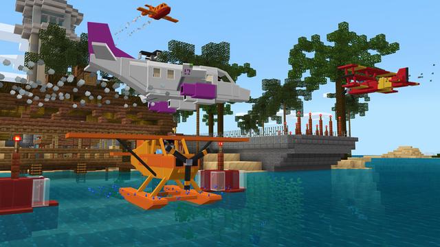 Screenshot of the Minecraft Bedrock Marketplace product Advanced Planes created by HorizonBlocks.