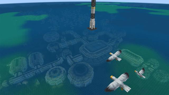 Screenshot of the Minecraft Bedrock Marketplace product Aquatic Animals created by HorizonBlocks.