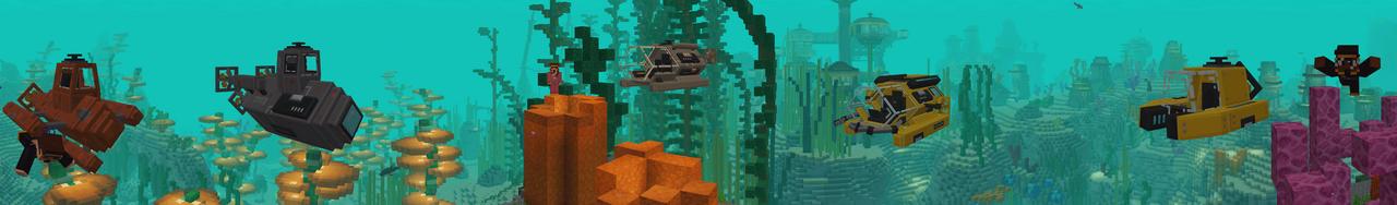 Panorama of the Minecraft Bedrock Marketplace product Aquatic World created by HorizonBlocks.