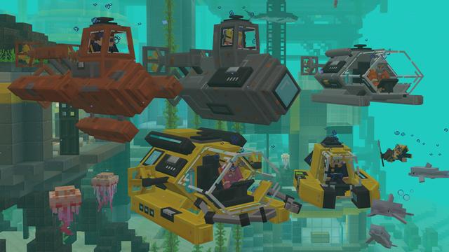 Screenshot of the Minecraft Bedrock Marketplace product Aquatic World created by HorizonBlocks.