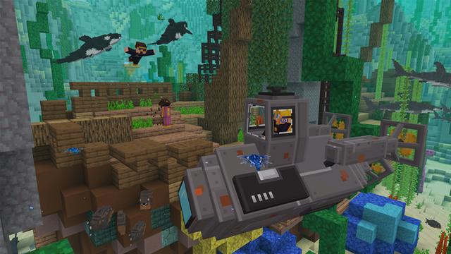 Screenshot of the Minecraft Bedrock Marketplace product Aquatic World created by HorizonBlocks.